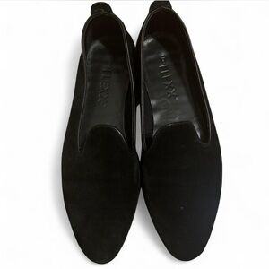 The Flexx Smokin Hot Leather Suede Plush loafers - black - women’s 7.5
